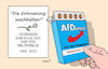 Cartoon: Zu Risiken und Nebenwirkungen (small) by Erl tagged politik,gedenken,ende,zweiter,weltkrieg,erinnerung,vergessen,afd,rechtsextremistisch,verfassungsschutz,karikatur,erl