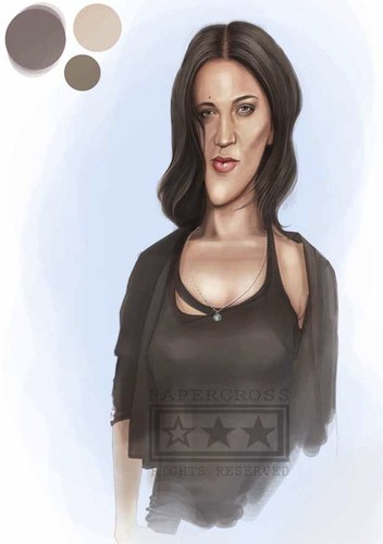 Cartoon: asia argento (medium) by billfy tagged hollywood