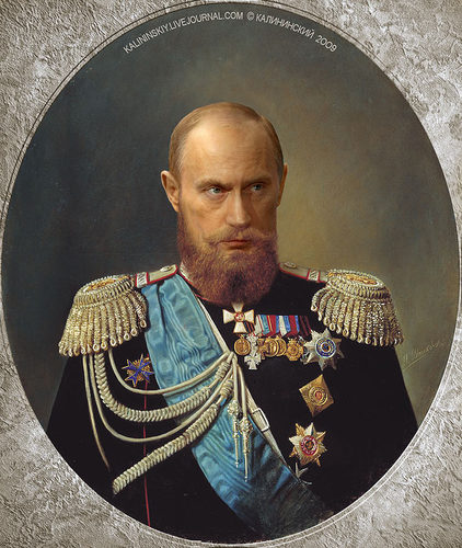 Cartoon: True Tsar Vladimir I (medium) by Kalininskiy tagged policy