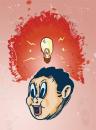 Cartoon: Light Bulb Boy (small) by John Bent tagged idea,spark,inspiration,boy,fire