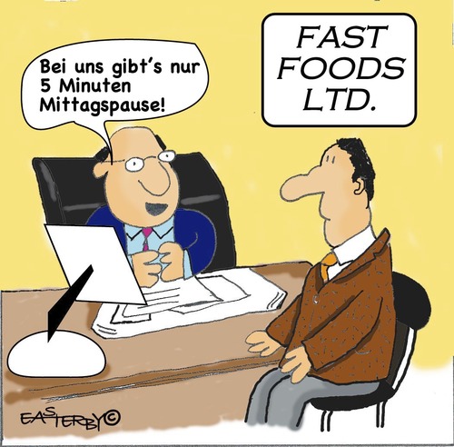 Cartoon: Fast food (medium) by EASTERBY tagged fast,food