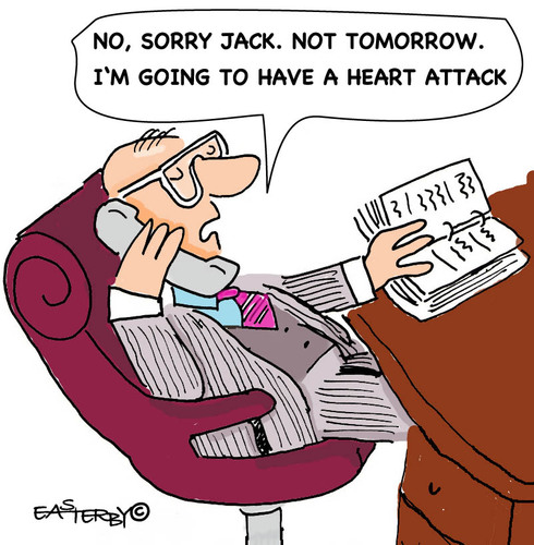 Cartoon: HEART FORECAST (medium) by EASTERBY tagged business,appoinments,health,heart,attack