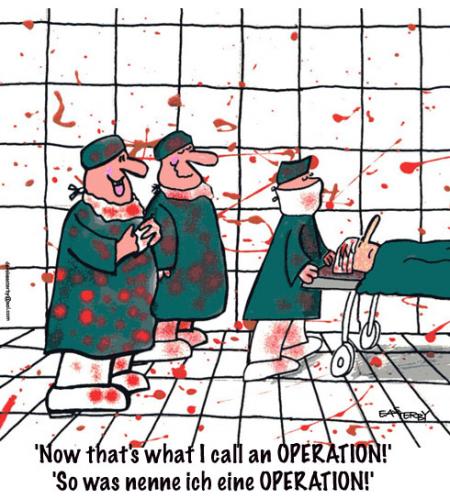 Cartoon: OPERATION BLOOD (medium) by EASTERBY tagged operation,medicine