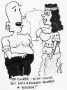 Cartoon: ALWAYS A WISH (small) by EASTERBY tagged harem,life