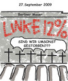 Cartoon: Cartoon gegen Links (small) by EASTERBY tagged german,election,wahl,2009