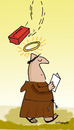 Cartoon: HOLY ORDERS 9 (small) by EASTERBY tagged monks halos faith believing accidents