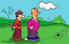 Cartoon: Remote controlled Golf (small) by EASTERBY tagged sporty or not