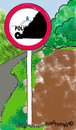 Cartoon: Road Signs 9 (small) by EASTERBY tagged road,works,signs