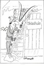 Cartoon: Tag 1 (small) by EASTERBY tagged skischool