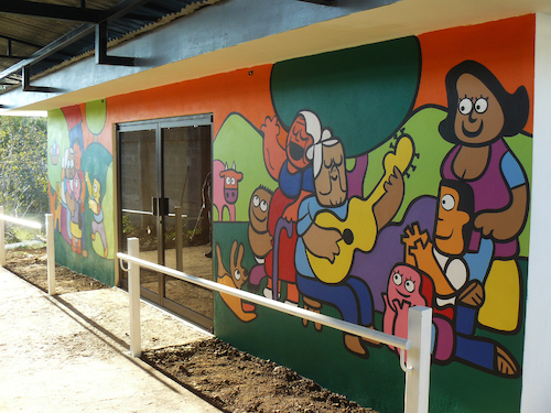 Cartoon: Elders gave me a hand (medium) by Munguia tagged mural,painting,elders,colour