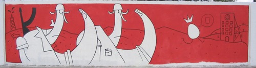 Cartoon: Mural en San Jose Costa RIca (medium) by Munguia tagged mural,paint,art,costa,rica,public,urban,munguia