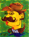 Cartoon: Caragiale (small) by Munguia tagged satire caragiale rumania cartoon art munguia portrait caricature
