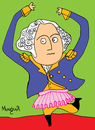 Cartoon: Dancing Washington (small) by Munguia tagged dancing,washington,danzel,president,tutu,munguia