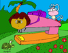 Cartoon: Dora the Stapler (small) by Munguia tagged dora,the,explorer,stapler,jungle,latin,costa,rica,munguia,caricatura,la,explorador,engrapadora,monkey,turtle,childhood,tv,show,nickelodeon