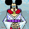 Cartoon: Homogenic (small) by Munguia tagged mickey mouse disney bjork homogenic cover album parody parodies music 2000