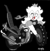 Cartoon: Lady Peach Gaga (small) by Munguia tagged born this way lady gaga motorcycle parody nintendo mario bros princess album cover parodies spoof music