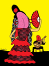 Cartoon: Lengua Espanola (small) by Munguia tagged spanish,tongue,lengua