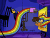 Cartoon: Nyan Atomicus (small) by Munguia tagged dali,atomicus,salvador,cats,nyan,cat,parody,munguia