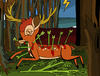 Cartoon: Oh Deer! (small) by Munguia tagged wounded,deer,venado,herido,venadito,frida,kahlo,bambi,parody,no,hunting,stop,killing