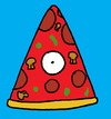 Cartoon: OMG (small) by Munguia tagged pizzapitch,god,pizza,slice,heaven,omg