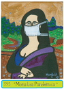 Cartoon: Pandemic Monalisa (small) by Munguia tagged mona,lisa,gioconda,da,vinci,leonardo,munguia,pandemic,flue,resfriado,n1,h1,virus,terrorismo