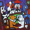Cartoon: Poker online (small) by Munguia tagged friend,in,need,cassius,marcellus,coolidge,famous,paintings,parodies,parody,dogs,poker,online,video,game