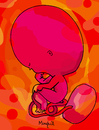 Cartoon: the little Thinker (small) by Munguia tagged the thinker rodin baby little fetus feto parody munguia life begin start think