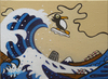 Cartoon: Tsunami (small) by Munguia tagged hokusai,tsunami,wave,big,mar,tormentoso,munguia,pinguino