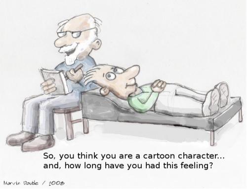 Cartoon: Psycho Toons (medium) by mdouble tagged cartoon,humor,fun,funny,psychologoly,shrink,crazy,delusion,