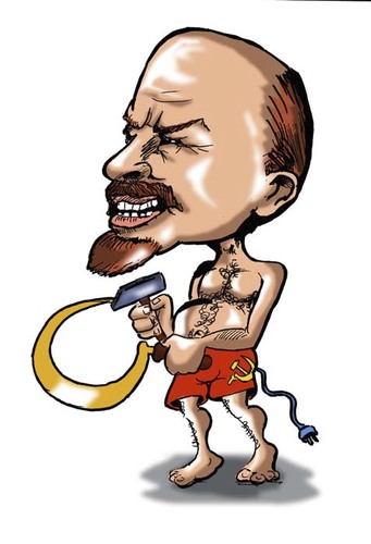 Cartoon: Lenin (medium) by Martin Hron tagged lenin