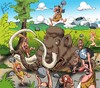 Cartoon: mamuth (small) by Martin Hron tagged tv mamuth