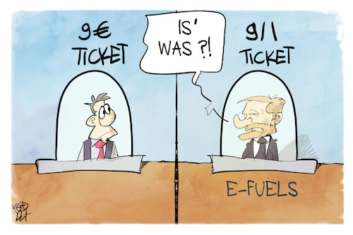 9 Euro-Ticket vs. 911-Ticket