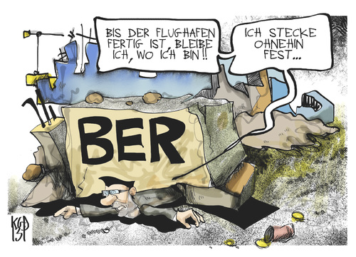 Cartoon: BER (medium) by Kostas Koufogiorgos tagged ber,platzeck,flughafen,berlin,brandenburg,vertrauensfrage,parlament,falle,ministerpräsident,karikatur,kostas,koufogiorgos,ber,platzeck,flughafen,berlin,brandenburg,vertrauensfrage,parlament,falle,ministerpräsident,karikatur,kostas,koufogiorgos