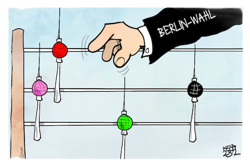 Cartoon: Berlinwahl (medium) by Kostas Koufogiorgos tagged karikatur,koufogiorgos,berlin,wahl,senat,rechenschieber,partei,demokratie,karikatur,koufogiorgos,berlin,wahl,senat,rechenschieber,partei,demokratie