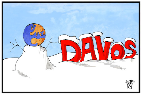 Cartoon: Davos (medium) by Kostas Koufogiorgos tagged karikatur,koufogiorgos,illustration,cartoon,davos,erde,welt,wef,weltwirtschaftsforum,schnee,eingefroren,eingeschneit,karikatur,koufogiorgos,illustration,cartoon,davos,erde,welt,wef,weltwirtschaftsforum,schnee,eingefroren,eingeschneit