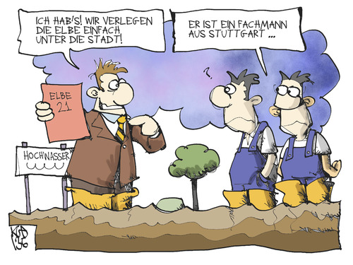 Cartoon: Elbe 21 (medium) by Kostas Koufogiorgos tagged koufogiorgos,karikatur,saale,elbe,hochwasser,hochwasser,elbe,saale,karikatur,koufogiorgos