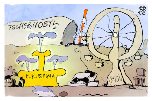 Fukushima und Tschernobyl