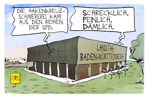 Hakenkreuz-Skandal im Landtag Hakenkreuz-Skandal im Landtag