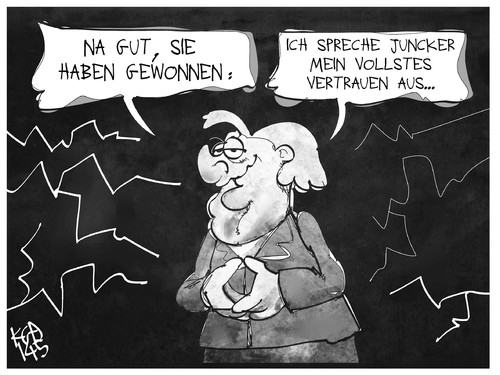 Merkel und Juncker