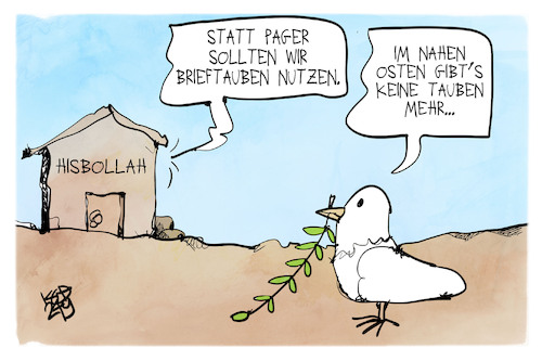 Pager und Tauben