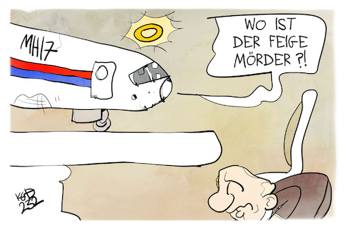 Cartoon: Putin und der Flug MH17 (medium) by Kostas Koufogiorgos tagged karikatur,koufogiorgos,mh17,flugzeug,putin,tisch,abschuss,karikatur,koufogiorgos,mh17,flugzeug,putin,tisch,abschuss