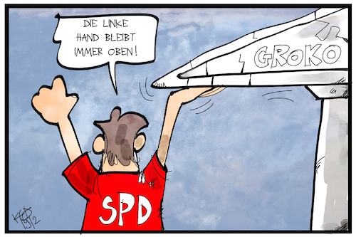 Sie SPD stützt die Groko
