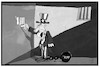 Cartoon: 1 Jahr Trump (small) by Kostas Koufogiorgos tagged karikatur,koufogiorgos,illustration,cartoon,trump,uncle,sam,gefängnis,kette,usa,präsident,präsidentschaft