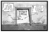 Cartoon: AfD-Krisentreffen (small) by Kostas Koufogiorgos tagged karikatur,koufogiorgos,illustration,cartoon,afd,krise,meuthen,petra,partei,streit,führung,spitze,berliner,mauer,geschichte,ddr,politik