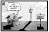 Cartoon: AfD-Parteitag (small) by Kostas Koufogiorgos tagged karikatur,koufogiorgos,illustration,cartoon,afd,stuttgart,partei,parteitag,minarett,fernsehturm,sehenswürdigkeit,wahrzeichen,islam,islamfeindlichkeit,religion,symbol