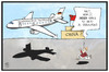 Cartoon: Airbus-Deal mit China (small) by Kostas Koufogiorgos tagged karikatur,koufogiorgos,illustration,cartoon,airbus,china,merkel,li,wirtschaft,handel,flugzeug,deutschland,auftrag,wirtschaftsabkommen