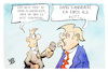 Cartoon: Amerika ist Papst (small) by Kostas Koufogiorgos tagged karikatur,koufogiorgos,papst,usa,trump,gott,amerika