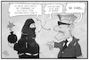 Cartoon: Antisemitismus (small) by Kostas Koufogiorgos tagged karikatur,koufogiorgos,illustration,cartoon,antisemitismus,de,maiziere,terrorismus,terrorist,bombe,israel,kontrolle