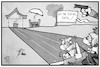 Cartoon: Außengastronomie (small) by Kostas Koufogiorgos tagged karikatur,koufogiorgos,illustration,cartoon,aussengastronomie,lauf,restaurant,cafe,wettrennen,lockerung