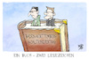 Cartoon: Baden-Württemberg (small) by Kostas Koufogiorgos tagged karikatur,koufogiorgos,baden,württemberg,özdemir,hagel,buch,lesezeichen